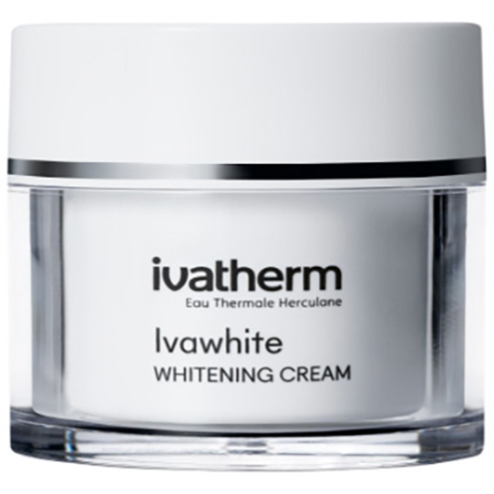 Crema tratament depigmentare Ivawhite, Ivatherm, cu vitamina C, pentru ten cu pete pigmentare si pistrui, 50 ml
