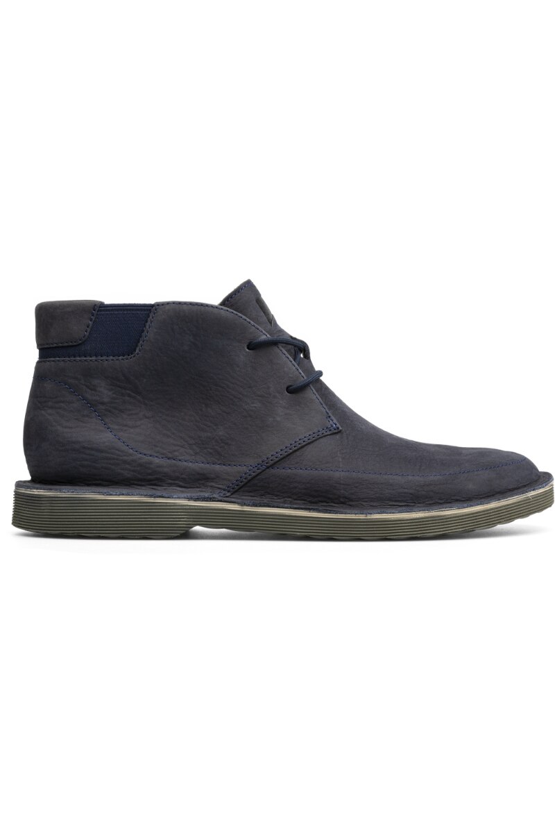 Botine Camper Morrys, Piele naturala, Bleumarin inchis, Bleumarin inchis