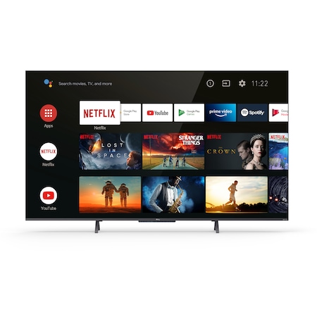 Televizor TCL 43C721 108 cm, Smart Android, 4K Ultra HD, QLED, Clasa G
