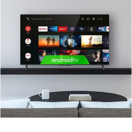 Televizor TCL 55C721 139 cm, Smart Android, 4K Ultra HD, QLED, Clasa G