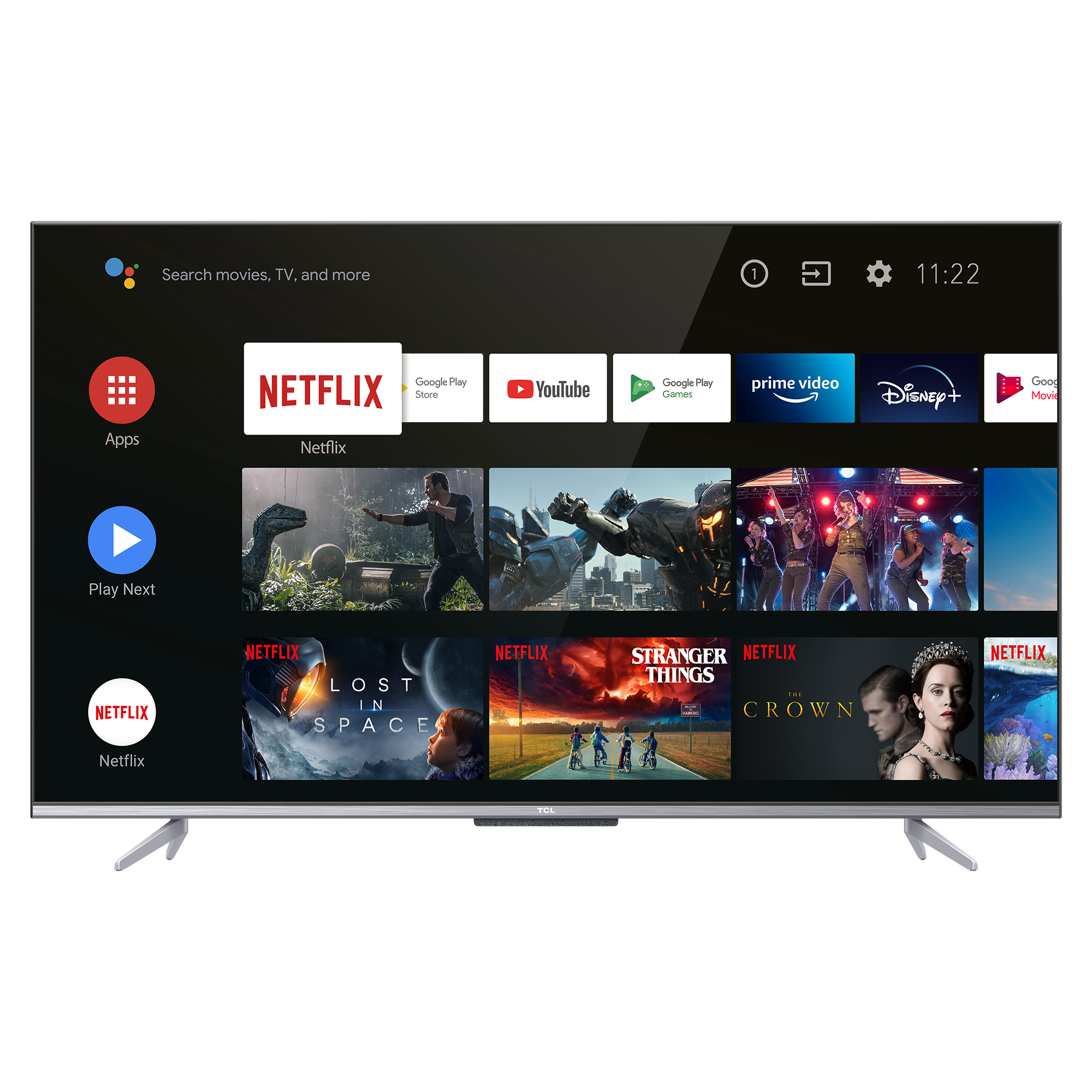 Телевизор TCL 43P721 43" (108 см), Smart Android, 4K Ultra HD, LED ...