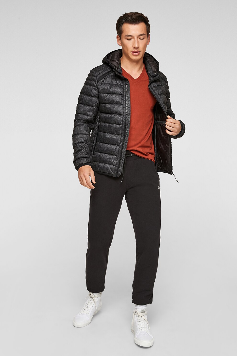 s.Oliver, Geaca scurta cu vatelina, Negru