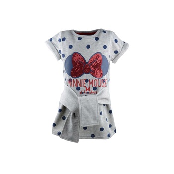 Rochita eleganta pentru fete Sun City Minnie Mouse HS1081G-104-cm, Gri 32773 Rochita eleganta pentru fete Sun City Minnie Mouse HS1081G-104-cm, Gri 32773