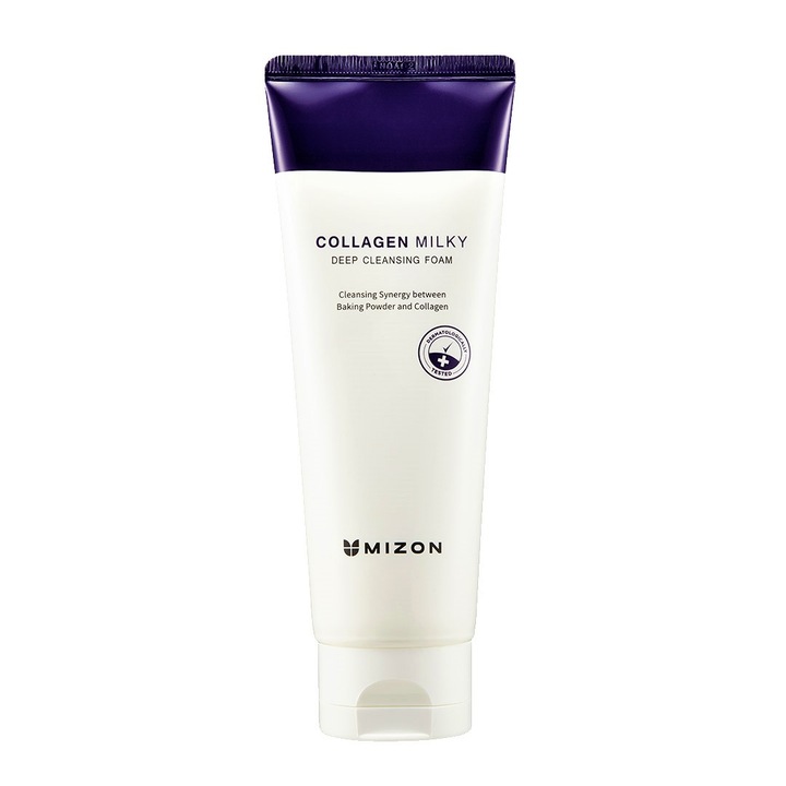 Почистваща пяна за лице с морски колаген, Collagen Milky Deep Cleansing Foam, 150 г
