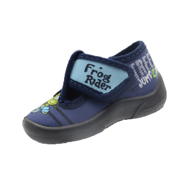 Pantofi profilactici din panza pentru baieti 3F 3FN3B-22, Bleumarin 32713