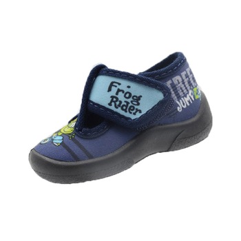 Pantofi profilactici din panza pentru baieti 3F 3FN3B-22, Bleumarin 32713 Pantofi profilactici din panza pentru baieti 3F 3FN3B-22, Bleumarin 32713