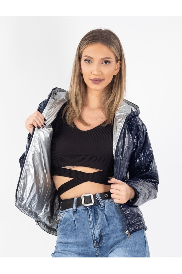 Geaca Dama Ryanne Bleumarin