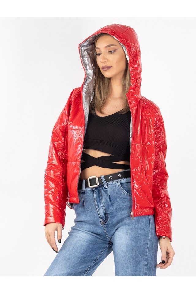 Geaca Dama Ryanne Rosu