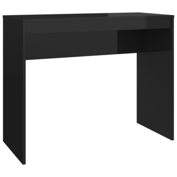Birou din pal extralucios vidaXL, PAL, 90 x 40 x 72 cm, Negru Birou din pal extralucios vidaXL, PAL, 90 x 40 x 72 cm, Negru