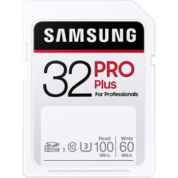 Card de memorie Samsung SDXC PRO Plus, 32GB, UHS-I, (U3), Clasa 10 Card de memorie Samsung SDXC PRO Plus, 32GB, UHS-I, (U3), Clasa 10