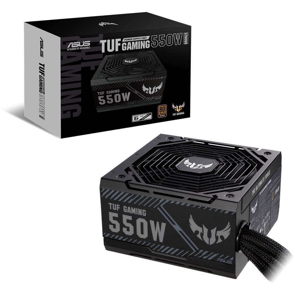 Sursa PC Asus TUF Gaming 550W 80 Plus Bronze, negru