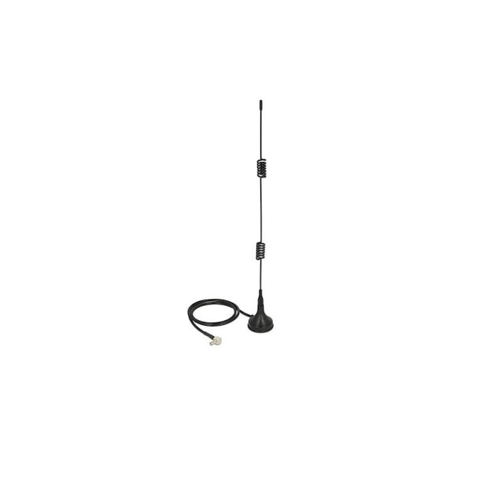 Delock 12480 ts-9 csatlakozású 2-3 dbi mágnes talpas lte antenna