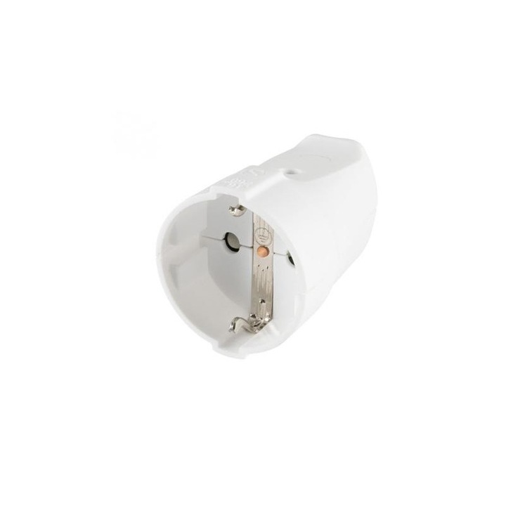 Adaptor priza, Home, Impamantare, Alb