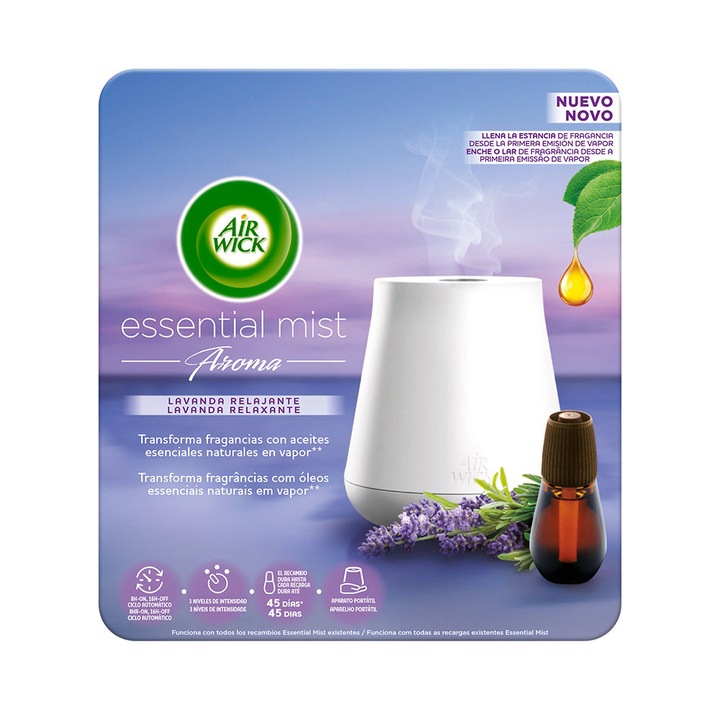 Дифузер Air Wick Essential Mist, Резерв Лавандула, 20 мл