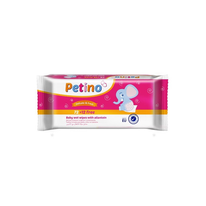 Servetele umede Petino, 1 pachet X 84 bucati