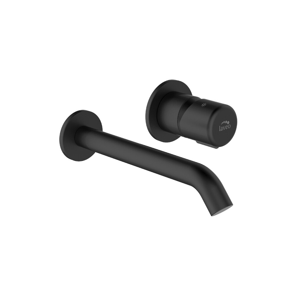 Baterie lavoar ingropata PRETTO BAO722P, finisaj negru mat