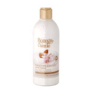 Lapte de corp cu ulei si lapte de migdale dulci - Mandorle, 250 ML, Bottega Verde Lapte de corp cu ulei si lapte de migdale dulci - Mandorle, 250 ML, Bottega Verde