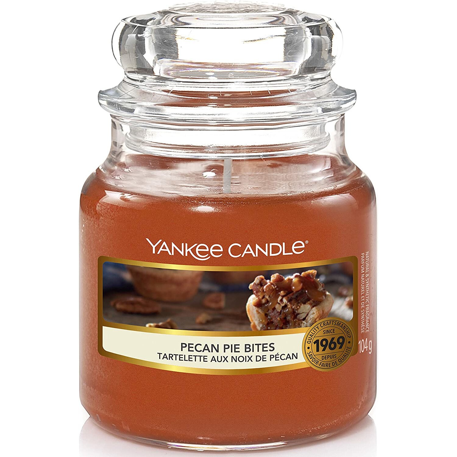 Lumanare parfumata in borcan mic Pecan Pie Bites Yankee Candle