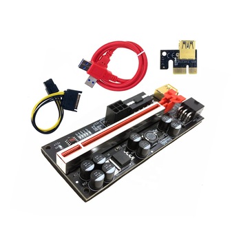 Placa Riser Card 010S Plus Mining 8 capacitori PCI-E Express 1X-16X Placa Riser Card 010S Plus Mining 8 capacitori PCI-E Express 1X-16X