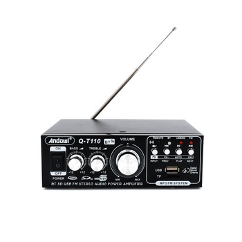 Amplificator Bass Profesional Tip Statie cu Bluetooth, Negru Andowl Q-T110 Amplificator Bass Profesional Tip Statie cu Bluetooth, Negru Andowl Q-T110