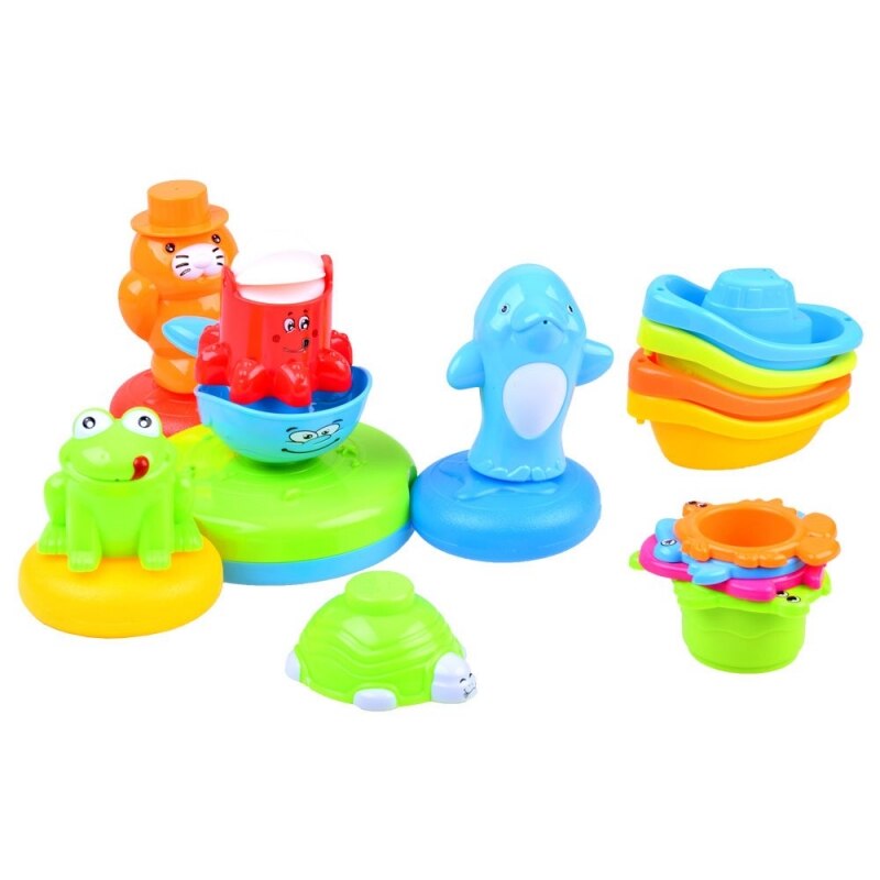 Jucarie de baie Happy Water Set, Kaichi, 18 piese