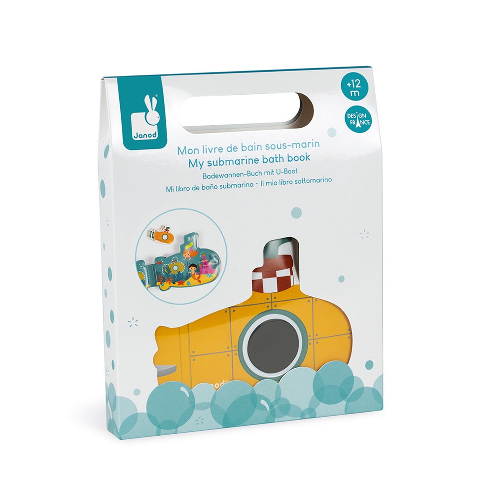 Carticica pentru baie, Janod, submarinul, 12 luni+