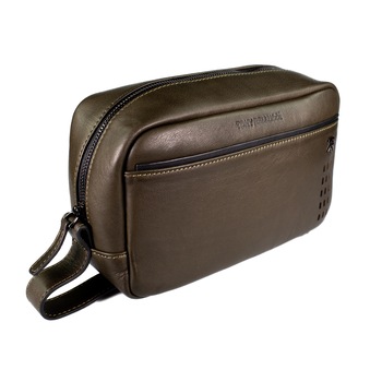 Borseta pentru cosmetice, Tony Bellucci, model T5215, Kaki Borseta pentru cosmetice, Tony Bellucci, model T5215, Kaki