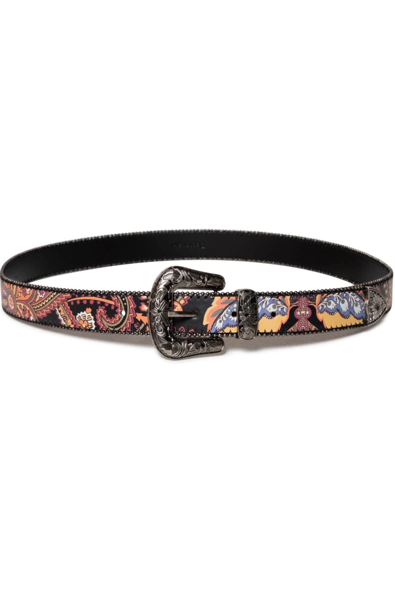 Curea de dama, Desigual Belt Indian Pasley, Negru, 95