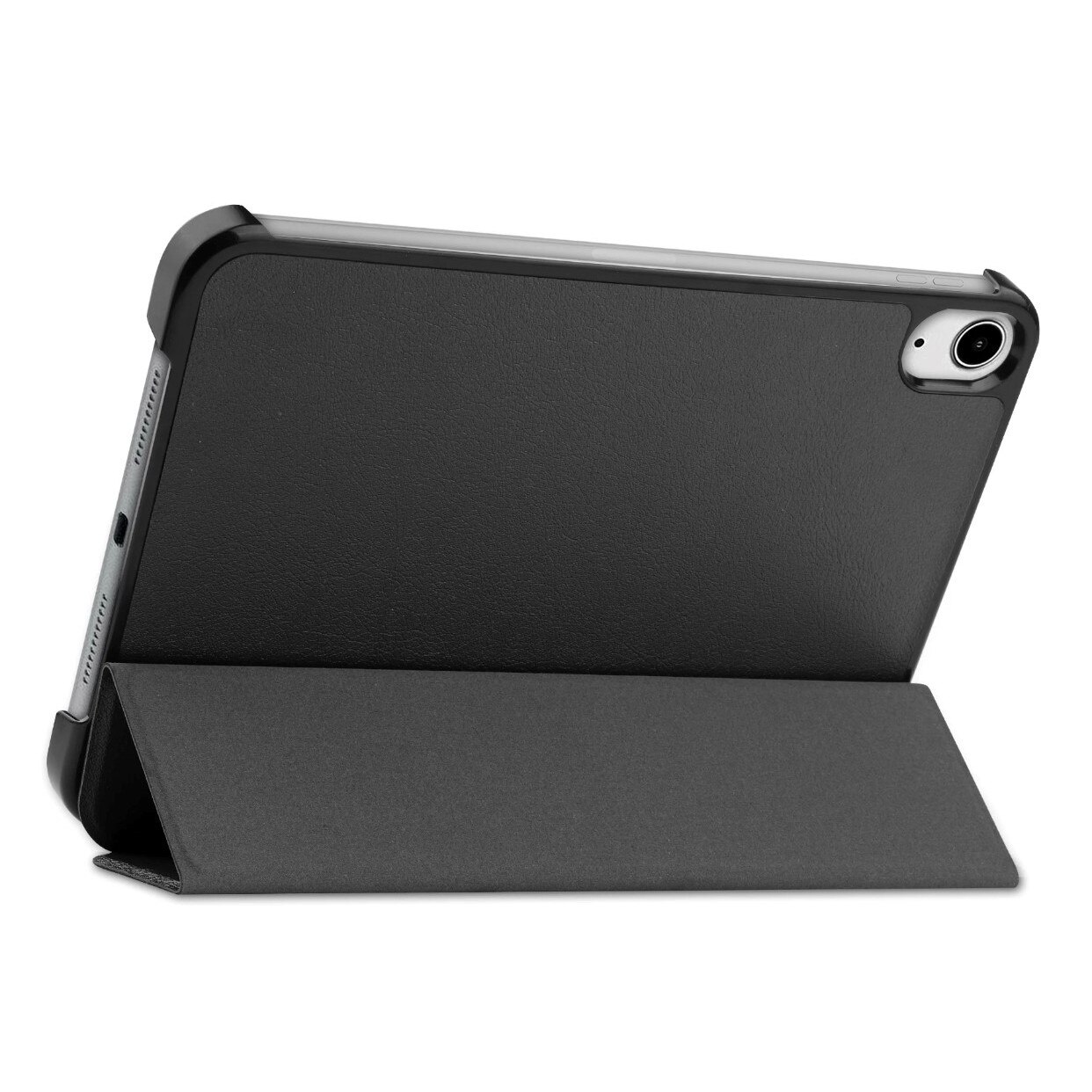 Carcasa Smart Folio, marca THD, pentru tableta Apple iPad Mini 8.3 inch, generatia 6, culoarea negru