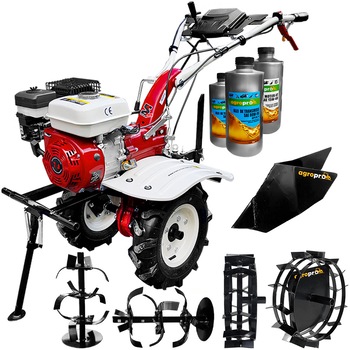 Motocultor Media Line MS 7100/5 CF, motor 7 cp, latime lucru 90 cm, 3 viteze, freze, roti cauciuc, rarita fixa, roti metal, 3l ulei Motocultor Media Line MS 7100/5 CF, motor 7 cp, latime lucru 90 cm, 3 viteze, freze, roti cauciuc, rarita fixa, roti metal, 3l ulei