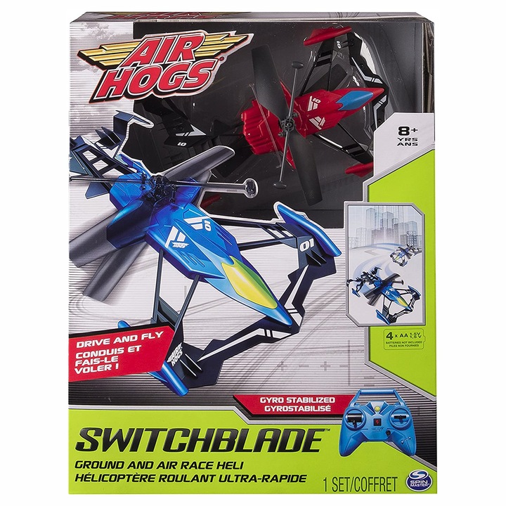 Elicopter, Air Hogs, Telecomanda, Rosu