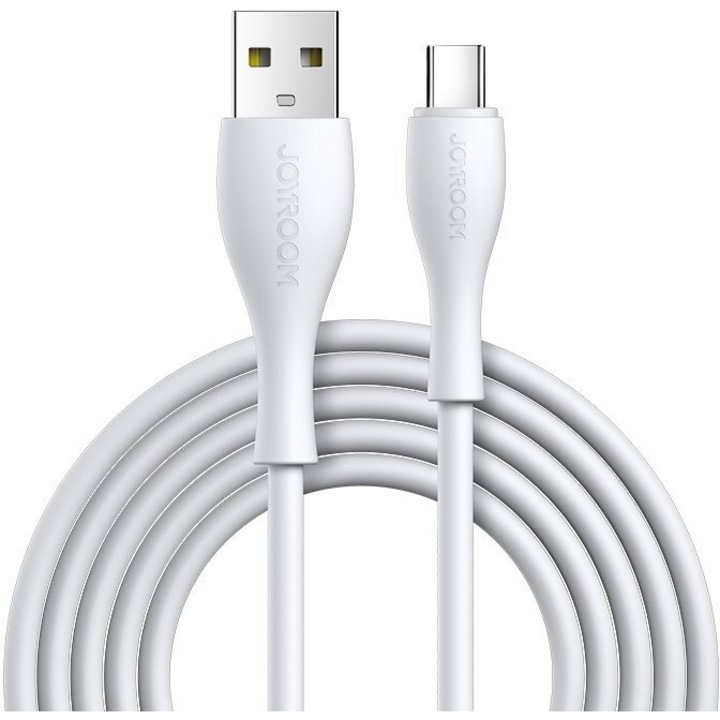Кабел Joyroom S-1030M8, USB към USB-C, 3A, 1m, бял