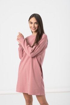 Haily's, Rochie sport cu maneci cazute Lilou, Roz Haily's, Rochie sport cu maneci cazute Lilou, Roz