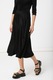 Hailys, Fusta midi evazata cu talie inalta Nadine, Negru, M