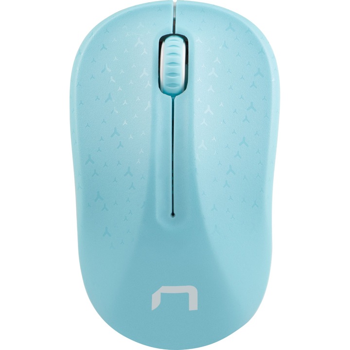 Безжична мишка, Natec Toucan Wireless, 1600DPi, Optical, Blue-White