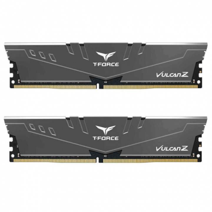Комплект памет TeamGroup T-Force Vulcan Z Grey 64GB, DDR4-3200MHz, CL16, Dual Channel