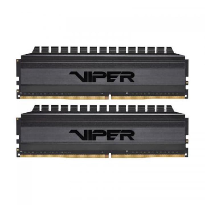 Patriot Viper Blackout 16GB memória készlet, DDR4-3600MHz, CL17,  kétcsatornás