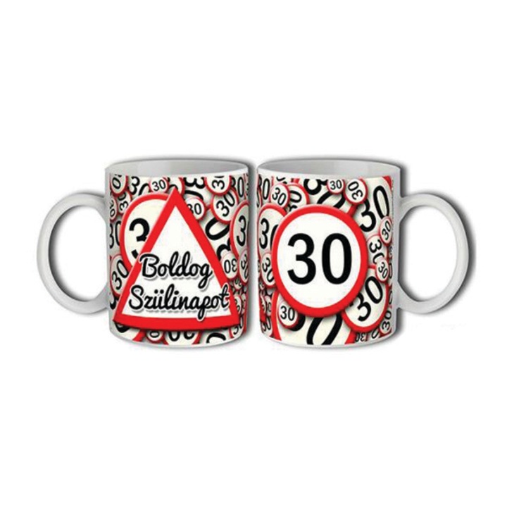 Bögre-30. Boldog születésnapot 3 dl
