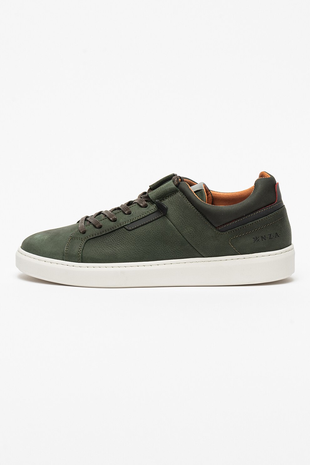 New Zealand Auckland, Pantofi sport din piele Nikau, Verde inchis