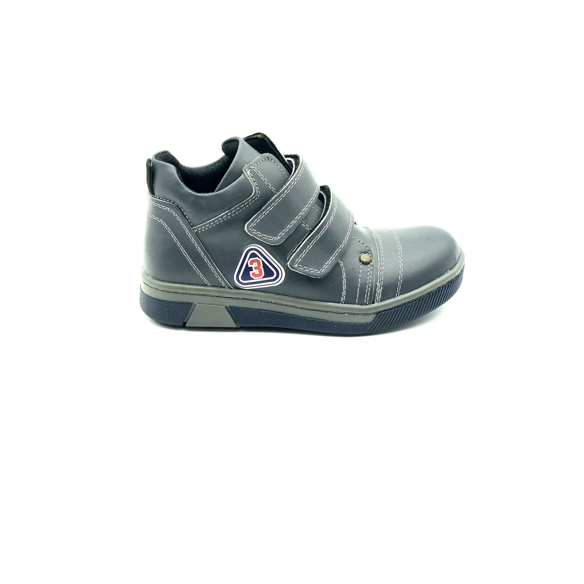 Ghete copii Sibel Bebe EVO963, ortopedice, piele naturala, Gri, nr 28