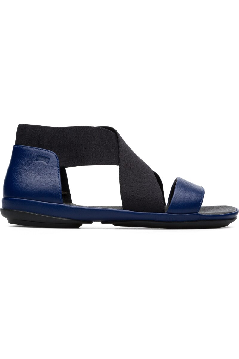 Sandale din piele Camper, Albastru/Negru, Albastru/Negru