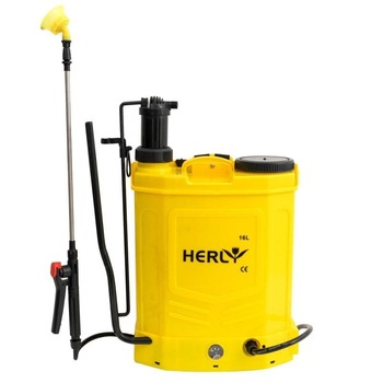 Pompa pentru stropit 2 in 1 Manuala si cu Acumulator HERLY de 16L Pompa pentru stropit 2 in 1 Manuala si cu Acumulator HERLY de 16L
