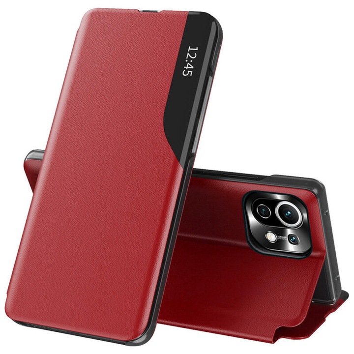 Капак за Xiaomi Mi 11, Techsuit eFold Series, червен