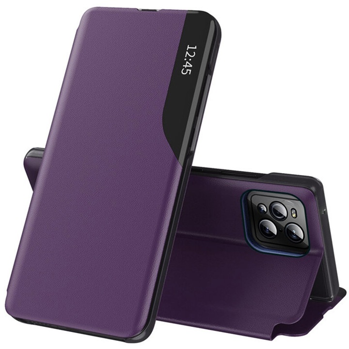 Калъф за Oppo Find X3/Find X3 Pro, серия Techsuit eFold, лилав