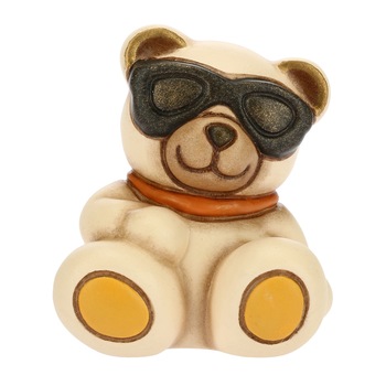 Decoratiune Emoticon Mini Teddy sunglasses, ceramica THUN, 4.3 cm Decoratiune Emoticon Mini Teddy sunglasses, ceramica THUN, 4.3 cm