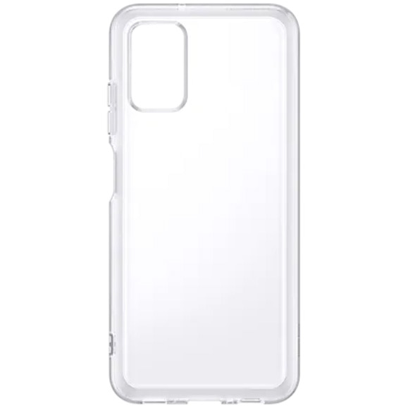 Husa de protectie Samsung Soft Clear Cover pentru Galaxy A03s, Transparent