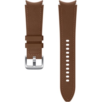 Curea smartwatch Samsung Hybrid Leather pentru Galaxy Watch4 20mm M/L, Camel Curea smartwatch Samsung Hybrid Leather pentru Galaxy Watch4 20mm M/L, Camel