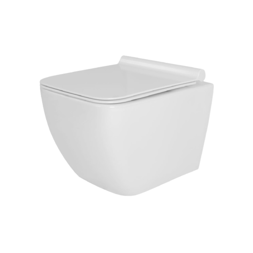 Vas WC suspendat, Rea Hary Rimless, alb