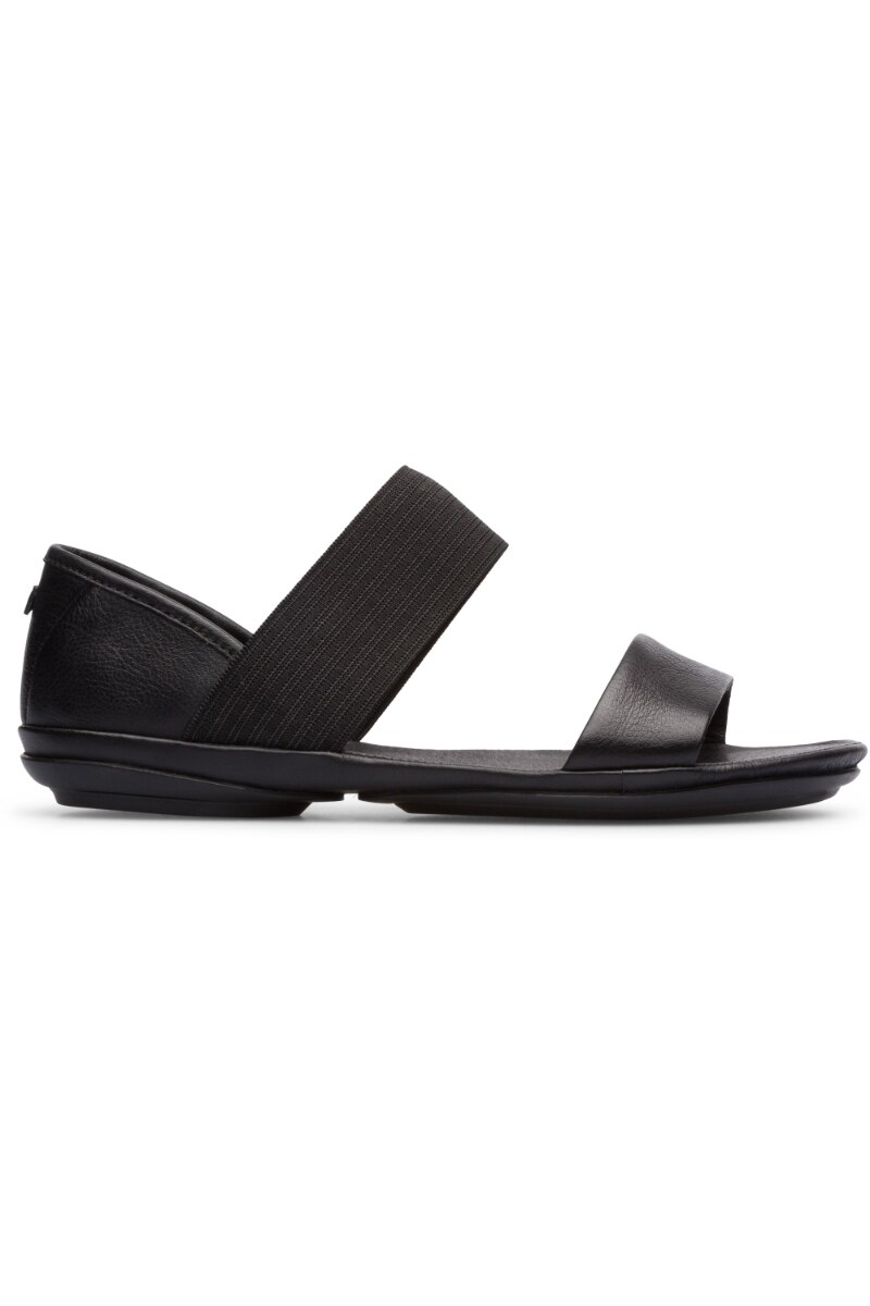 Sandale din piele Camper, Negru, Negru