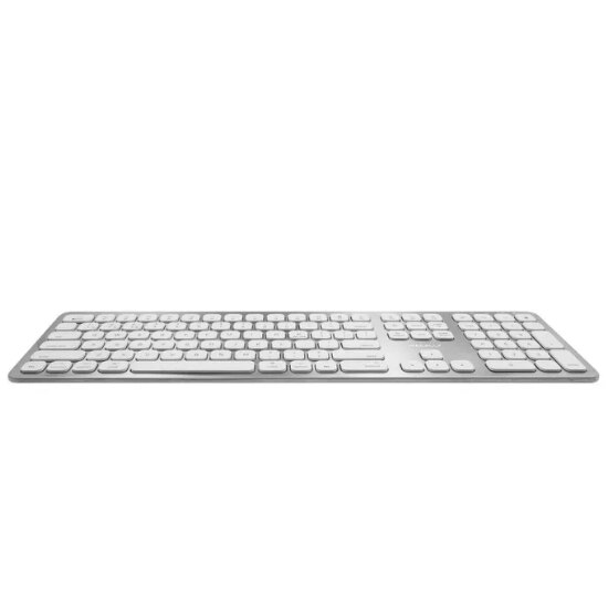 Tastatura Bluetooth fara fir pentru MacBook, Macally Slim Wireless SUA, alb